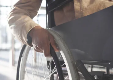 Man in wheel chair